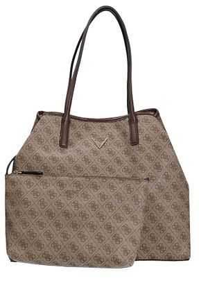 کیف دوشی طوسی زنانه چرم مصنوعی Guess - کد 858082208