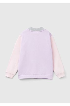 سوئیشرت طوسی بچه گانه چاپی United Colors of Benetton - کد 849110682