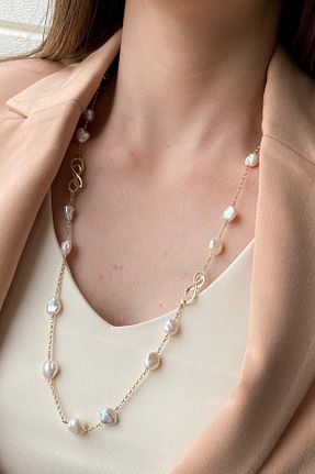 گردنبند طلا طلائی زنانه 14 عیار Birinci1926 - کد 357538954