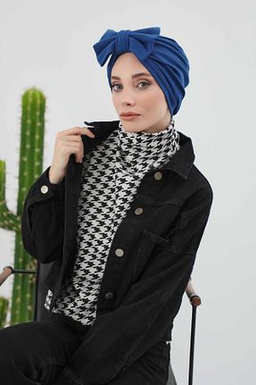 کلاه شنای حجاب آبی زنانه Aisha