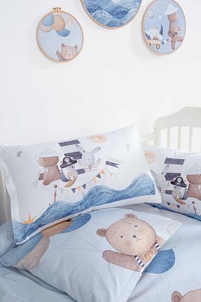 ست روتختی کودک و نوزاد آبی پنبه ای Montisu - کد 850466354