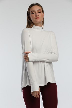 سوئیشرت اسپرت سفید زنانه اورسایز Pulsar - کد 171188083