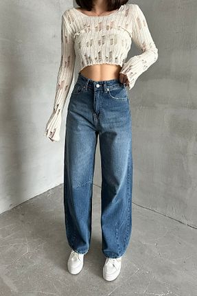 شلوار جین آبی زنانه پاچه پهن XRAY JEANS - کد 864458961