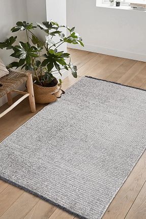 گلیم طوسی پنبه ای Colore Home - کد 342856349