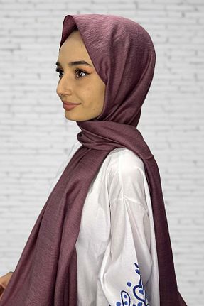 شال زرشکی زنانه پنبه ای Shecarf - کد 864472798