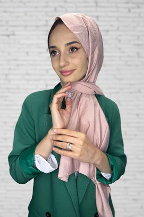شال صورتی زنانه پنبه ای Shecarf - کد 864472818