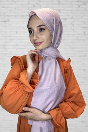 شال صورتی زنانه پنبه ای Shecarf - کد 864472828