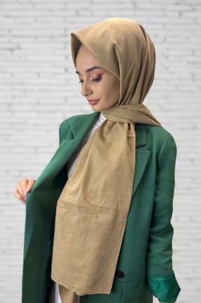 شال بژ زنانه پنبه ای Shecarf - کد 864472952
