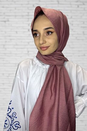 شال صورتی زنانه پنبه ای Shecarf - کد 864472839