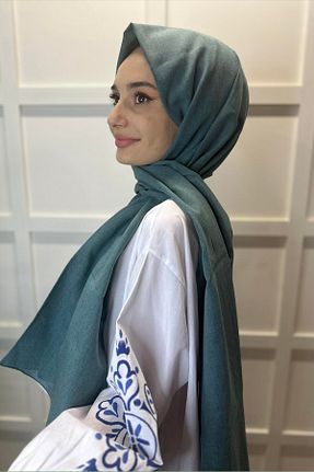 شال سبز زنانه پنبه ای Shecarf - کد 864472971