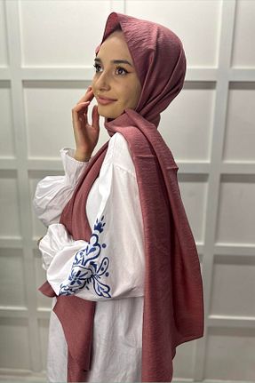 شال صورتی زنانه پنبه ای Shecarf - کد 864472816