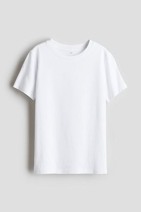 تیشرت سفید بچه گانه رگولار H&M - کد 873910576