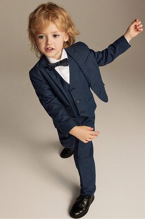 کت بلیزر آبی بچه گانه H&M - کد 864707304