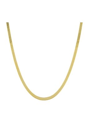 گردنبند نقره طلائی زنانه 925 عیار Çakıl Jewelry - کد 72429036