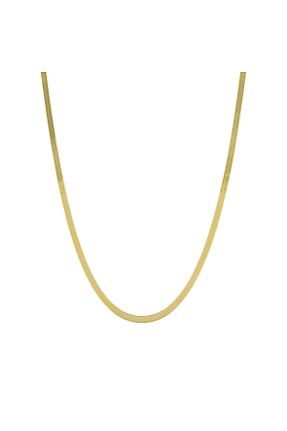 گردنبند نقره طلائی زنانه 925 عیار Çakıl Jewelry - کد 72429036