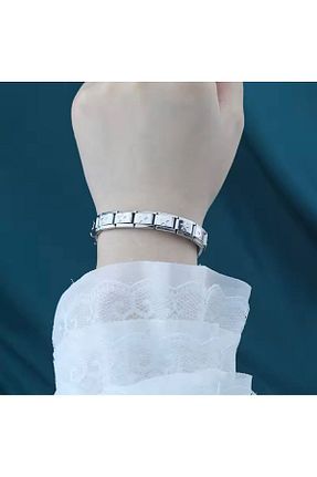 دستبند استیل (فولاد) زنانه استیل (فولاد) bijoux uniques - کد 844403542