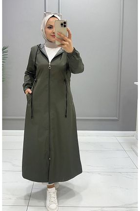 کلاه و ابایا خاکی زنانه پنبه ای Boutique Emine - کد 864589816