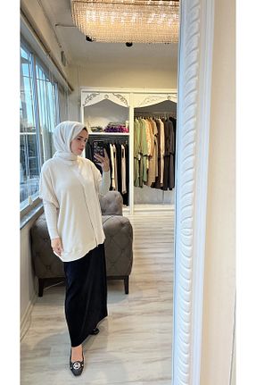 دامن مشکی زنانه تریکو Invee - کد 864579630
