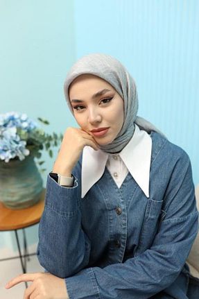 روسری آبی 90 x 90 Silk Home - کد 864760551