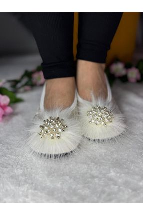 پاپوش سفید زنانه پارچه ای SiFu STYLE - کد 864647827