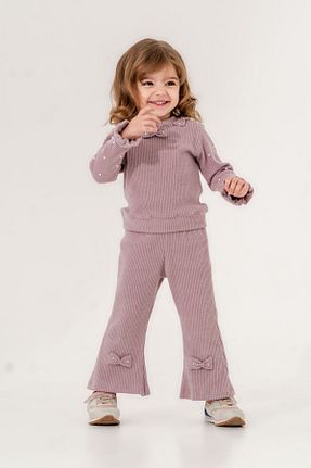 ست کرمکن اسپرت بنفش بچه گانه پنبه ای HAUSEkids - کد 854086579