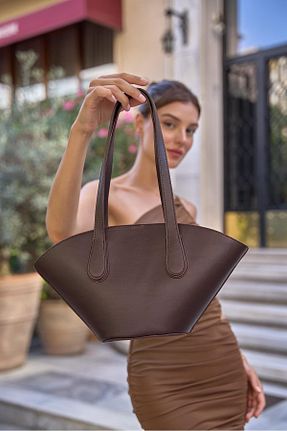 کیف دستی قهوه ای زنانه سایز متوسط Madamra - کد 842728235