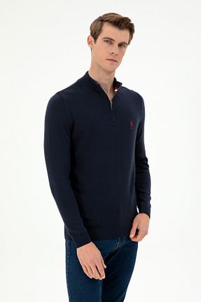 پلیور سرمه ای مردانه ساده U.S. Polo Assn. - کد 859162408