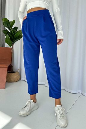 شلوار سرمه ای زنانه مخلوط پلی استر Mine Tan Butik - کد 867544395