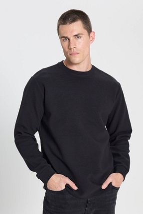 سوئیشرت مشکی مردانه ساده Wrangler - کد 858821955