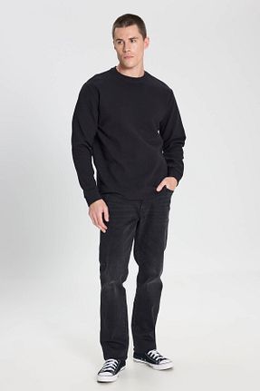 سوئیشرت مشکی مردانه ساده Wrangler - کد 858821955