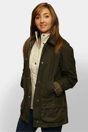 کت سبز زنانه رگولار Barbour - کد 785354806