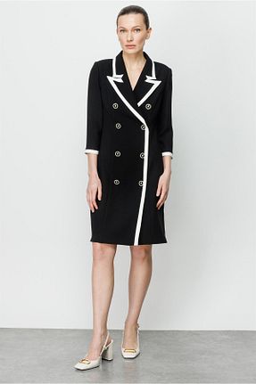 لباس مشکی زنانه بافتنی Moda İlgi - کد 667272835