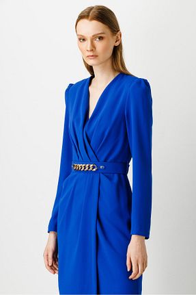 لباس سرمه ای زنانه بافتنی Moda İlgi - کد 786428967