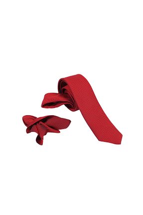 کراوات قرمز زنانه پنبه Ars Magic Box - کد 864901570