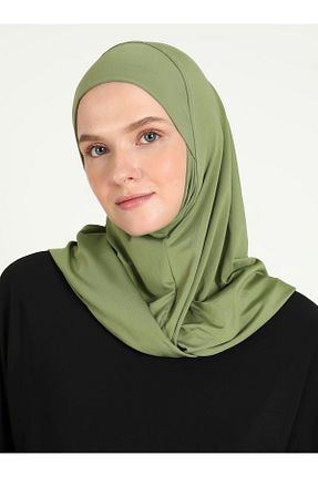 روسری سبز ساده Ecardin - کد 864752686