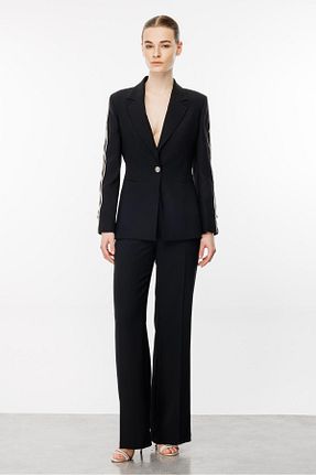 شلوار مشکی زنانه بافتنی Moda İlgi - کد 843486959