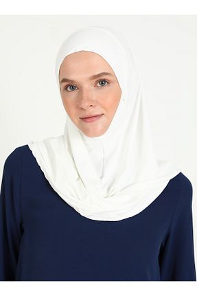 روسری بژ ساده Ecardin - کد 864752580