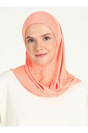 روسری صورتی پلی استر Ecardin - کد 864752825