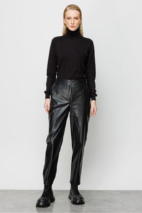 شلوار مشکی زنانه بافتنی Moda İlgi - کد 639472393