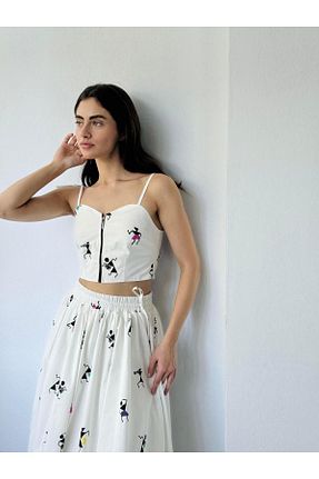 بلوز نباتی زنانه طرح دار Retrobird - کد 864746831