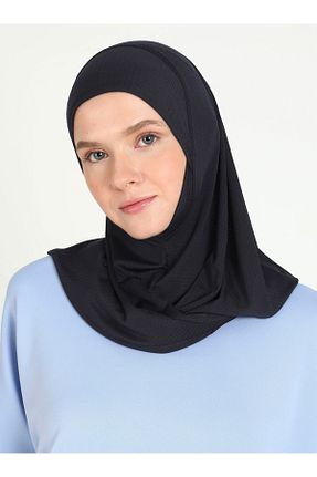 روسری سرمه ای پلی استر Ecardin - کد 864752689