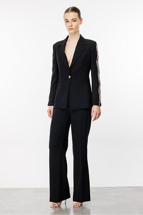 شلوار مشکی زنانه بافتنی Moda İlgi - کد 843486959