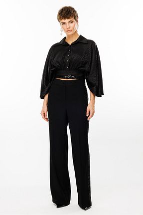 شلوار مشکی زنانه پولک دوزی Moda İlgi - کد 864758858
