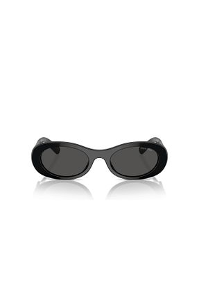 عینک آفتابی مشکی زنانه UV400 Miu Miu - کد 864763697