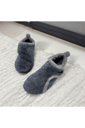 پاندوف طوسی بچه گانه پارچه ای Gezer - کد 864766152