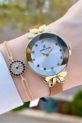 ساعت مچی قهوه ای زنانه 31-34 میلی متر Daniel Klein - کد 381795058