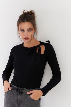 بلوز مشکی زنانه ساده Cool & Sexy - کد 863407387