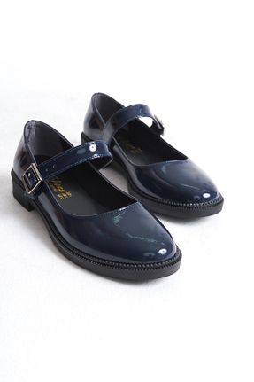 کفش کلاسیک سرمه ای زنانه چرم لاکی Shoesers - کد 864788915