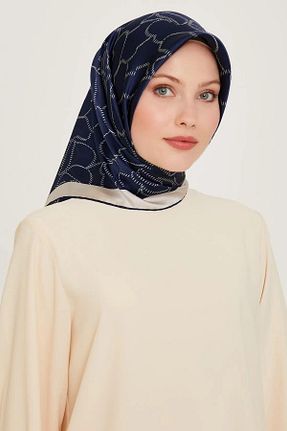 روسری سرمه ای İpek Tivil Armine - کد 864858320