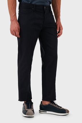 شلوار جین سرمه ای مردانه پاچه ساده Emporio Armani - کد 864937423